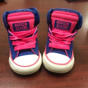 Styling Pink & Purple High Top Converse